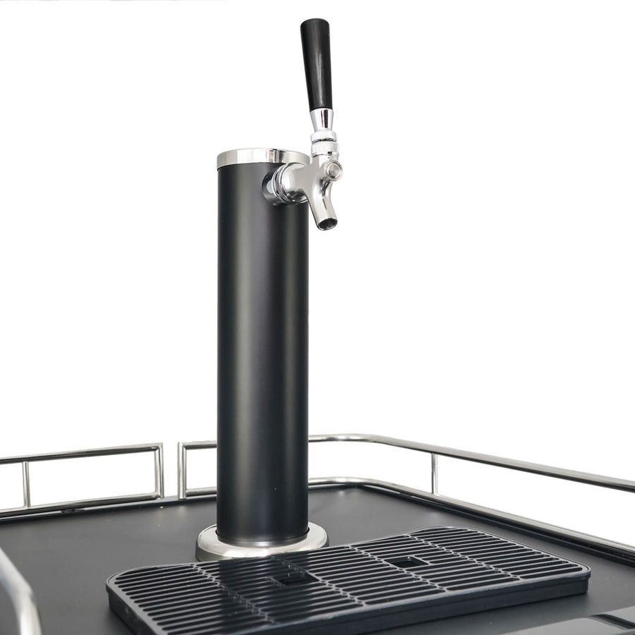Danby 5.4 cu. ft. Single-Tap Keg Cooler in Stainless Steel 6SD147 - DKC054A9SLDB - Open Box