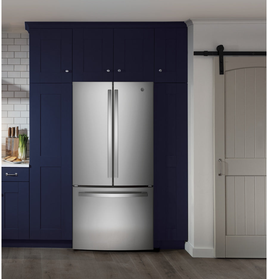 GE® ENERGY STAR® 24.7 Cu. Ft. French-Door Refrigerator 22SD047 - GNE25JSKSS - Open Box