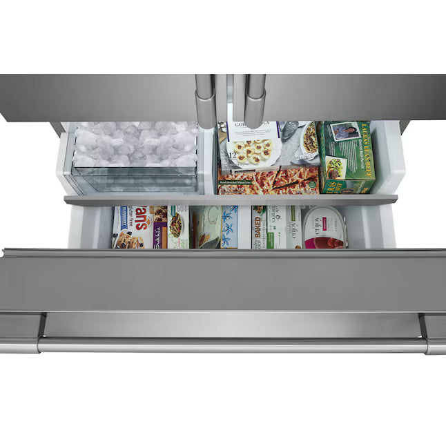 Frigidaire Counter-Depth Professional ENERGY STAR 22.6 Cu. Ft. French Door with CrispSeal® Plus Crispers with Auto Humidity 20534SD714 - PRFC2383AF - Scratch & Dent (Major)