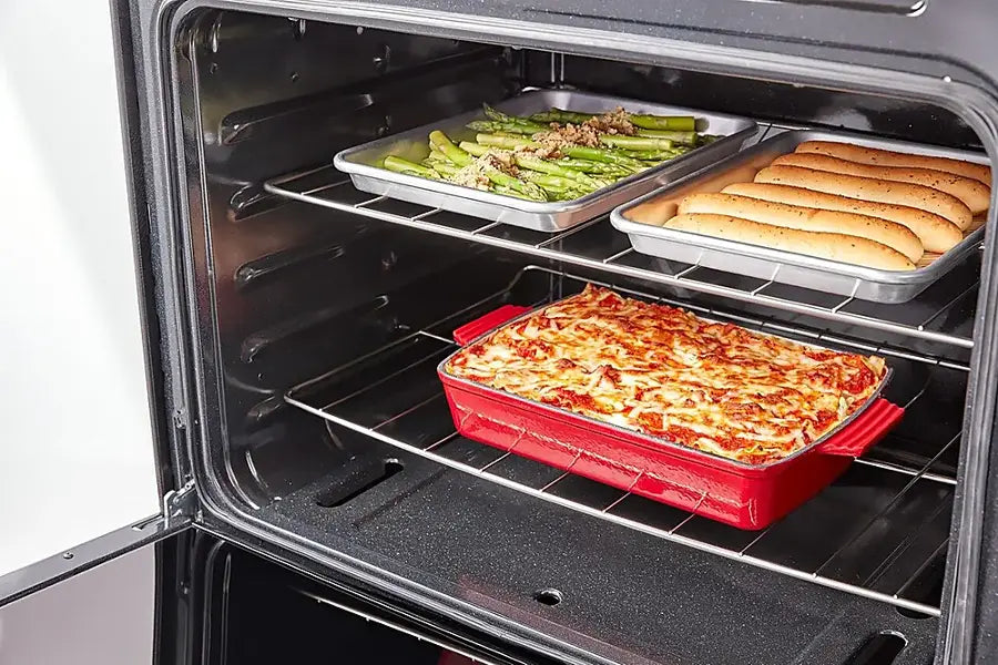 Pictures of Amana® 30-inch 4-Burner Freestanding Gas Range with Easy-Clean Glass Door AGR4203MNB - Scratch & Dent (Minor) - Neu Appliance Outlet - Discount Appliance Outlet in Austin, Tx