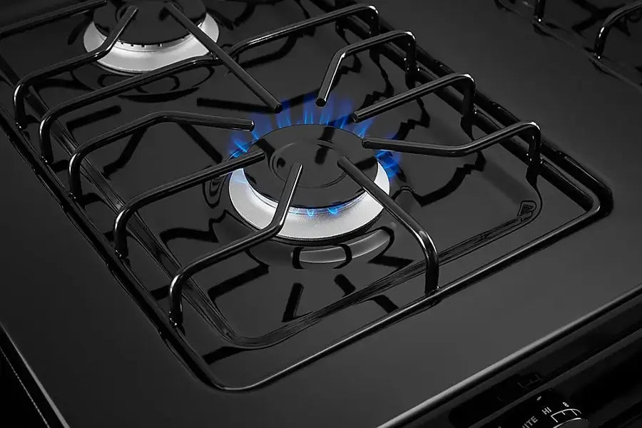 Pictures of Amana® 30-inch 4-Burner Freestanding Gas Range with Easy-Clean Glass Door AGR4203MNB - Scratch & Dent (Minor) - Neu Appliance Outlet - Discount Appliance Outlet in Austin, Tx