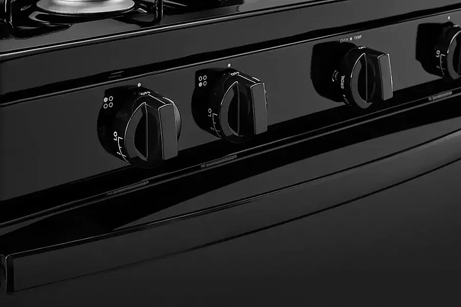 Pictures of Amana® 30-inch 4-Burner Freestanding Gas Range with Easy-Clean Glass Door AGR4203MNB - Scratch & Dent (Minor) - Neu Appliance Outlet - Discount Appliance Outlet in Austin, Tx