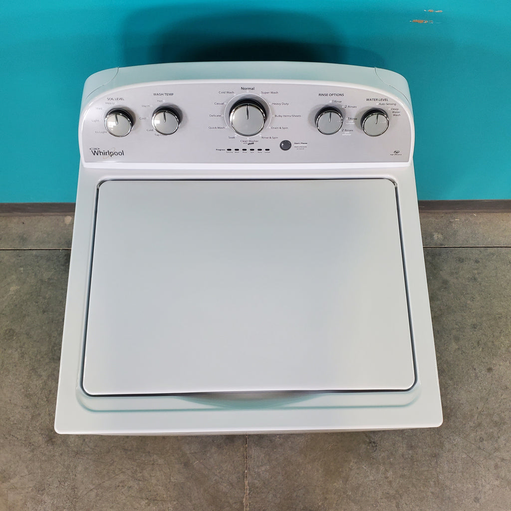 Pictures of Neu Preferred HE Whirlpool 3.5 cu. ft. Agitator Top Load Washing Machine With Extra Water Cycle / Option - Certified Refurbished - Neu Appliance Outlet - Discount Appliance Outlet in Austin, Tx