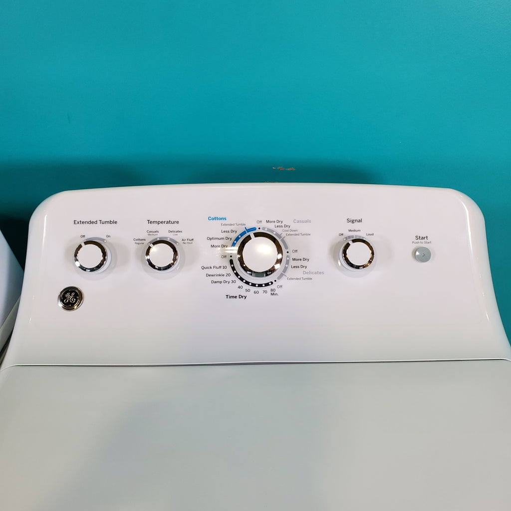 Pictures of Neu Select GE High Capacity Agitator Washer & Gas Dryer Set: 4.2 cu. ft. High Capacity Agitator Washer With Extra Water Cycle / Option & 7.2 cu. ft. Gas Dryer With Auto Sensor Dry - Certified Refurbished - Neu Appliance Outlet - Discount Appliance Outlet in Austin, Tx