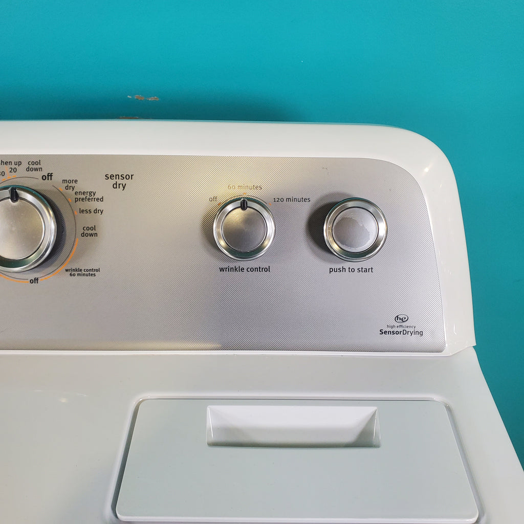 Pictures of Neu Elite Maytag Bravos High Capacity Impeller Washer & Gas Dryer Set: 4.3 cu. ft. High Capacity Impeller Washer With Extra Water Cycle / Option & 7.0 cu. ft. Gas Dryer With Auto Sensor Dry  - Certified Refurbished - Neu Appliance Outlet - Discount Appliance Outlet in Austin, Tx