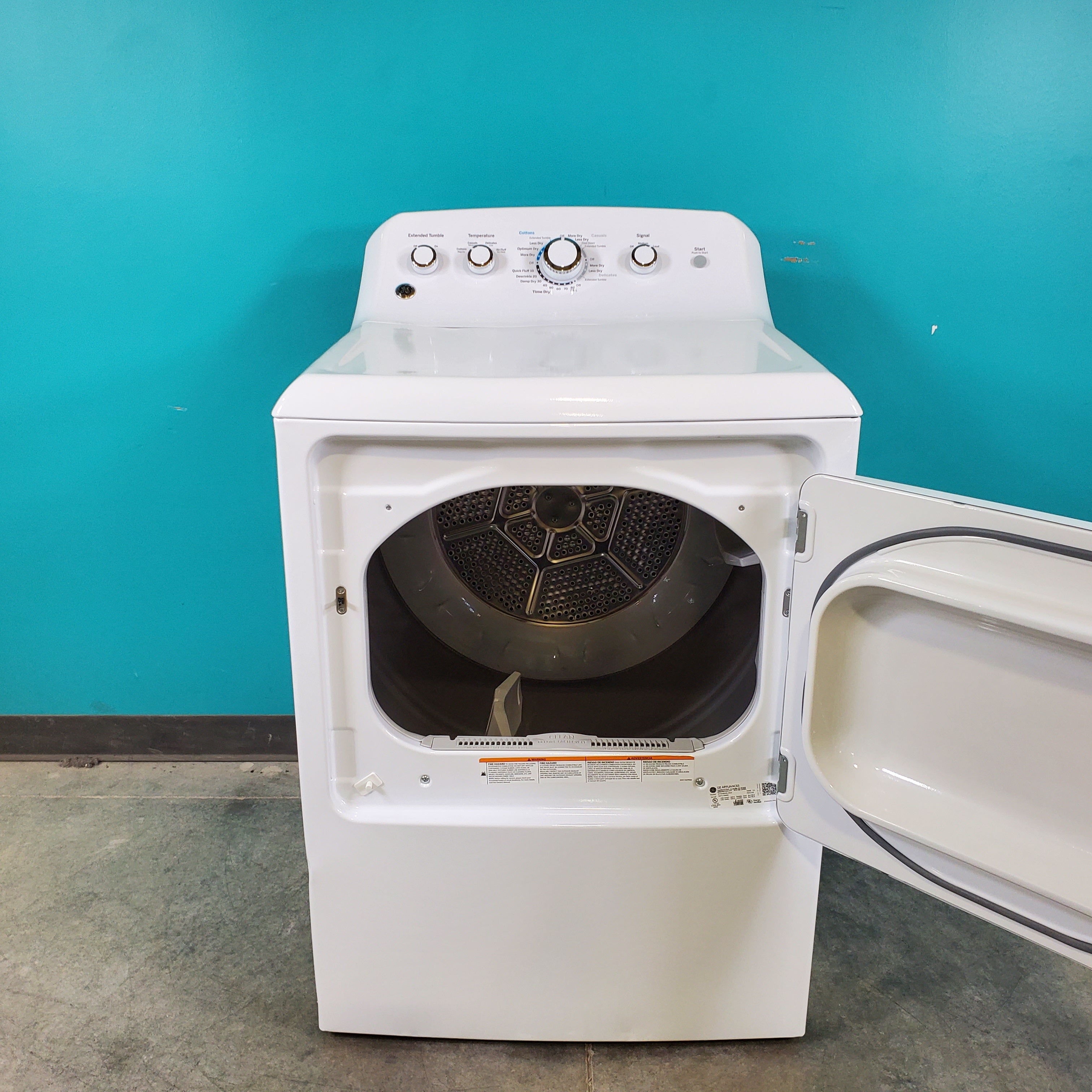 Pictures of Neu Select GE 7.2 cu. ft. Electric 220v Dryer With Auto Sensor Dry - Certified Refurbished - Neu Appliance Outlet - Discount Appliance Outlet in Austin, Tx
