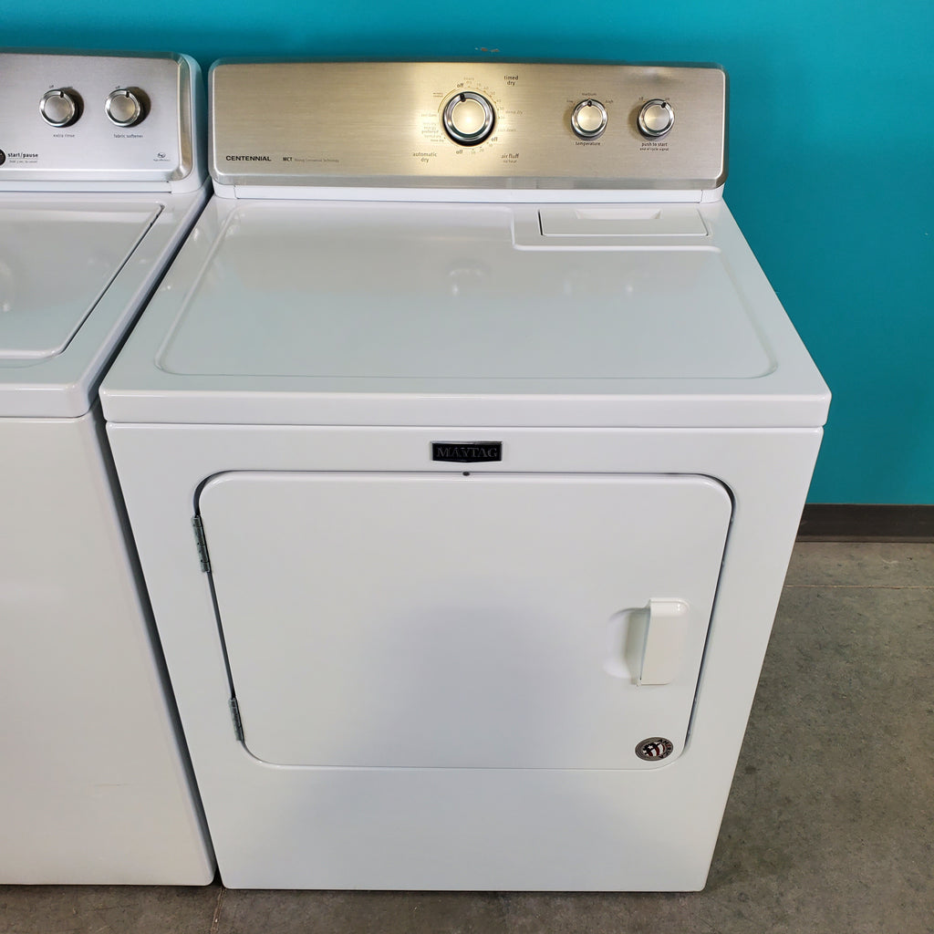 Pictures of Neu Preferred Maytag High Capacity Impeller Washer & Electric Dryer Set: 3.8 cu. ft. High Capacity Impeller Washer With Extra Water Cycle / Option & 7.0 cu. ft. Electric 220v Dryer With Auto Sensor Dry  - Certified Refurbished - Neu Appliance Outlet - Discount Appliance Outlet in Austin, Tx