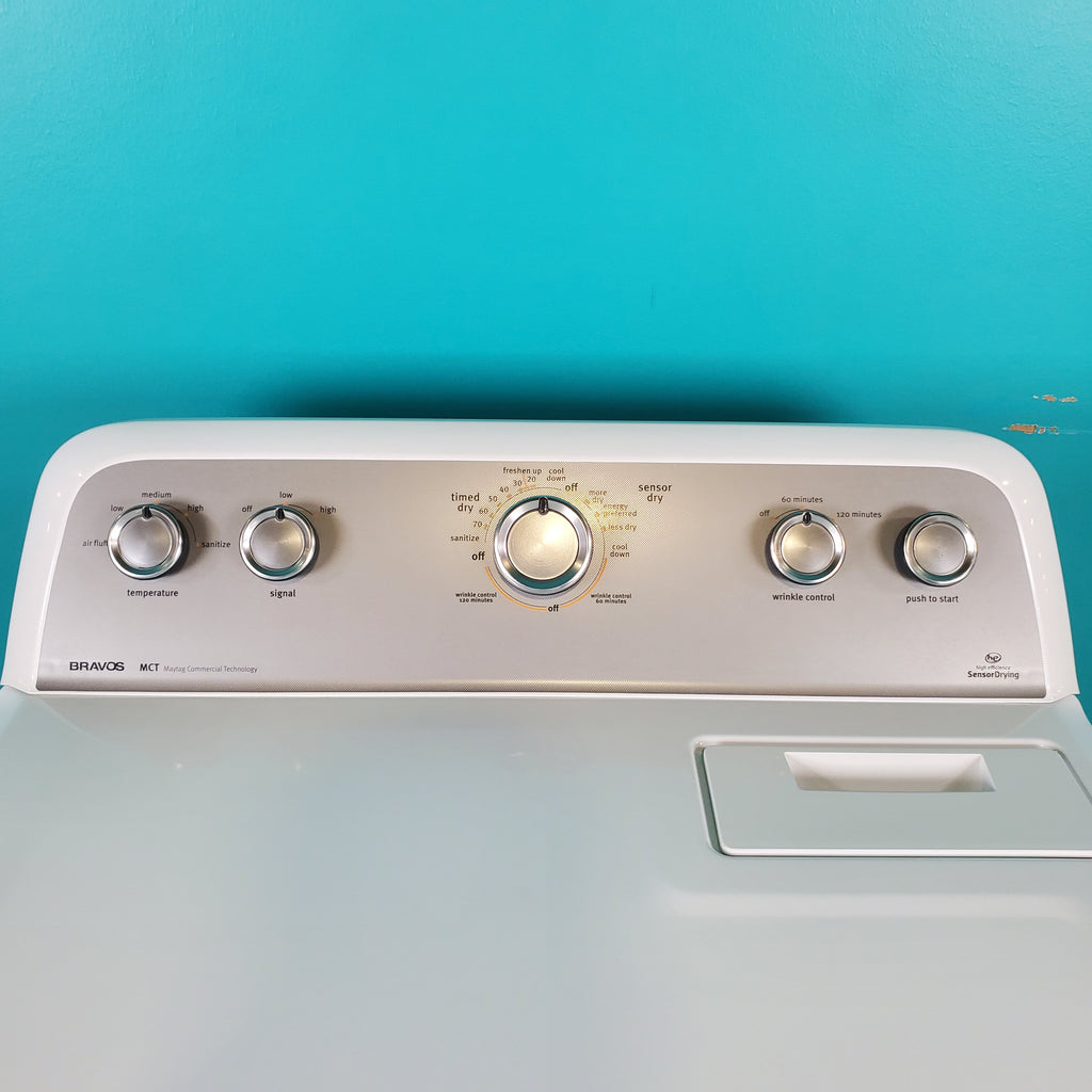 Pictures of Neu Elite Maytag Bravos 7.0 cu. ft. Gas Dryer With Auto Sensor Dry - Certified Refurbished - Neu Appliance Outlet - Discount Appliance Outlet in Austin, Tx