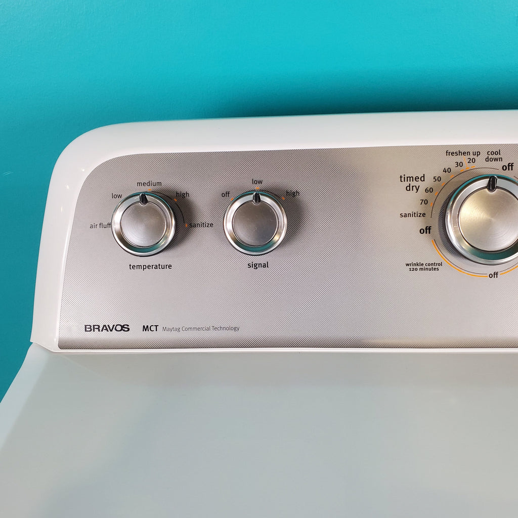 Pictures of Neu Elite Maytag Bravos 7.0 cu. ft. Gas Dryer With Auto Sensor Dry - Certified Refurbished - Neu Appliance Outlet - Discount Appliance Outlet in Austin, Tx