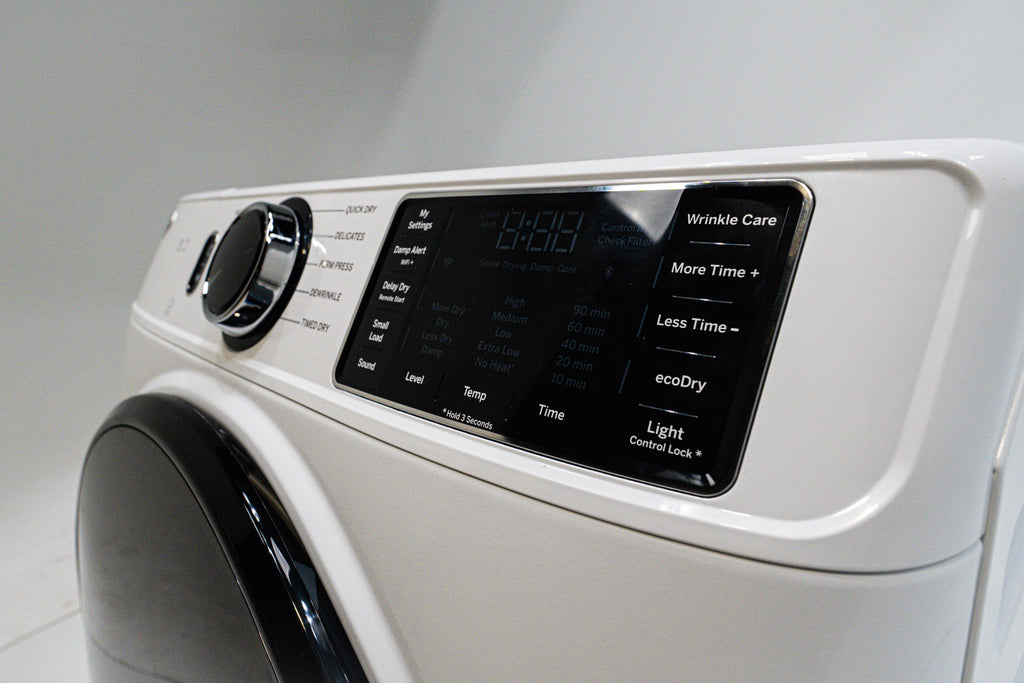 Pictures of GE ENERGY STAR 7.8 cu. ft. Smart Frontload Electric Dryer with Sensor Dry GFD55ESSNWW - New in Box - Neu Appliance Outlet - Discount Appliance Outlet in Austin, Tx