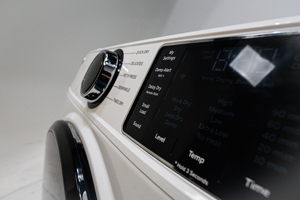 Pictures of GE ENERGY STAR 7.8 cu. ft. Smart Frontload Electric Dryer with Sensor Dry GFD55ESSNWW - New in Box - Neu Appliance Outlet - Discount Appliance Outlet in Austin, Tx