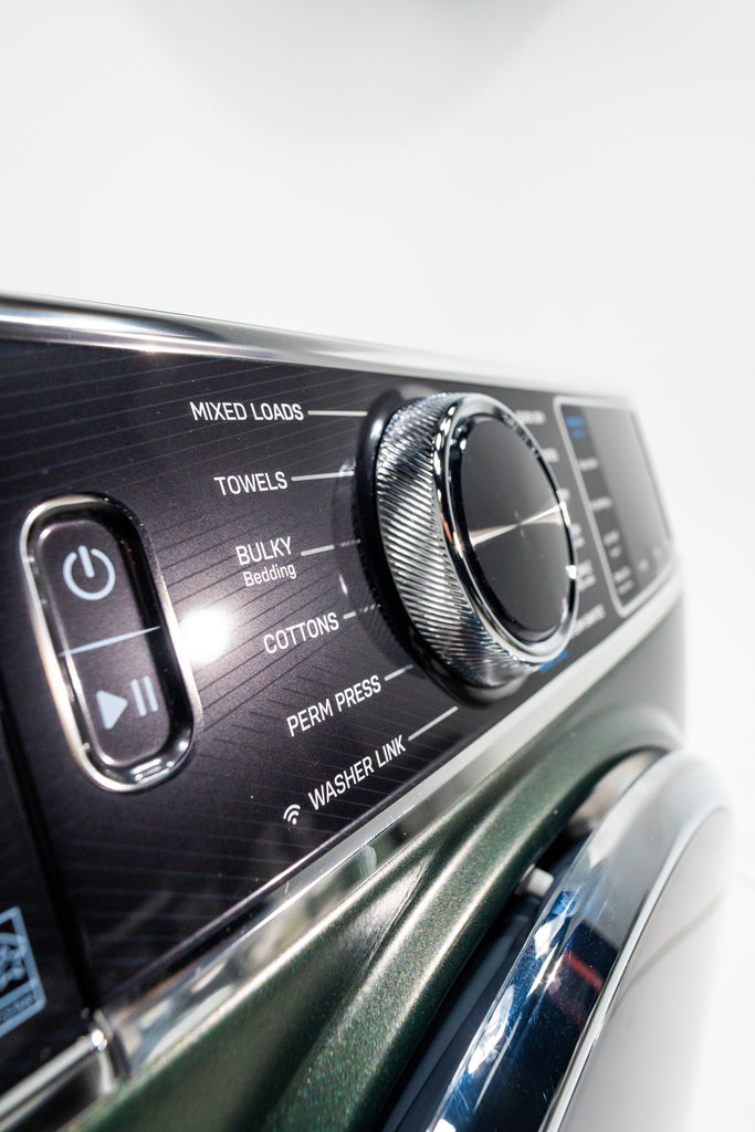 Pictures of GE Profile™ ENERGY STAR® 7.8 cu. ft. Capacity Smart Front Load Electric Dryer with Steam and Sanitize Cycle PFD95ESPWGN - New in Box - Neu Appliance Outlet - Discount Appliance Outlet in Austin, Tx