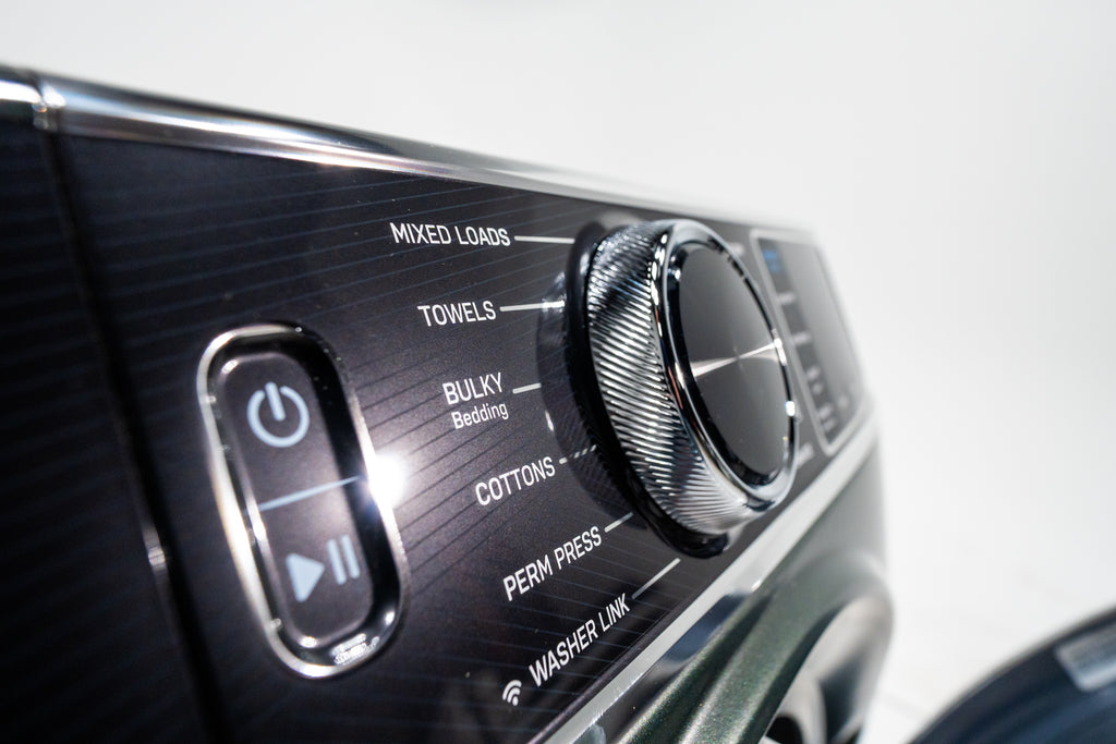 Pictures of GE Profile™ ENERGY STAR® 7.8 cu. ft. Capacity Smart Front Load Electric Dryer with Steam and Sanitize Cycle PFD95ESPWGN - New in Box - Neu Appliance Outlet - Discount Appliance Outlet in Austin, Tx