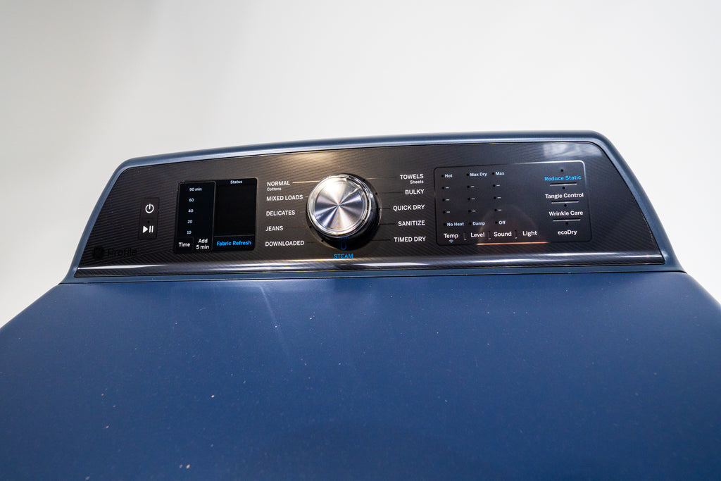 Pictures of GE Profile Energy Star Certified Large Steam Cycle Vented Electric Dryer PTD90EBPTRS - New in Box - Neu Appliance Outlet - Discount Appliance Outlet in Austin, Tx