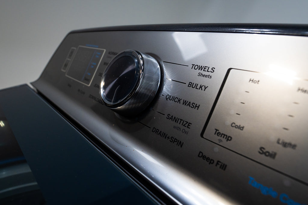 Pictures of GE Profile™ ENERGY STAR® 4.9 cu. ft. Capacity Washer with Smarter Wash Technology and FlexDispense™ PTW605BPRDG - New in Box - Neu Appliance Outlet - Discount Appliance Outlet in Austin, Tx