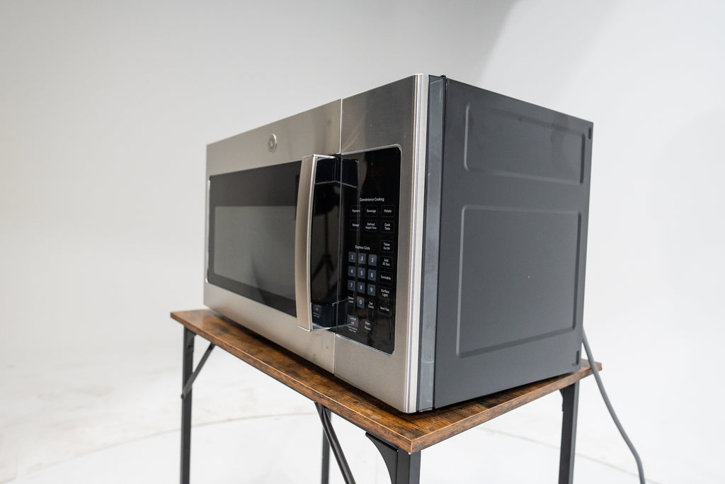 Pictures of GE® 1.6 Cu. Ft. Over-the-Range Microwave Oven in Stainless Steel JVM3160RFSS - New in Box - Neu Appliance Outlet - Discount Appliance Outlet in Austin, Tx