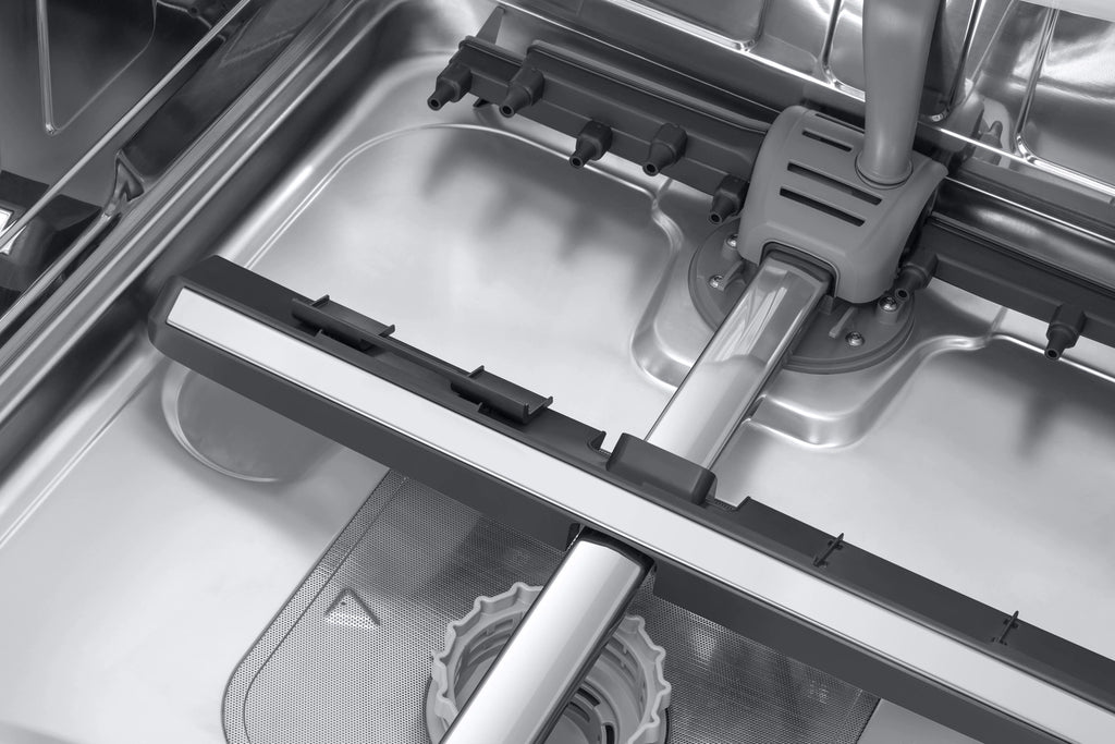 Pictures of Samsung AutoRelease Smart 39dBA Dishwasher with Linear Wash in Fingerprint Resistant Black Stainless Steel DW80R9950UG - Scratch and dent (minor) - Neu Appliance Outlet - Discount Appliance Outlet in Austin, Tx