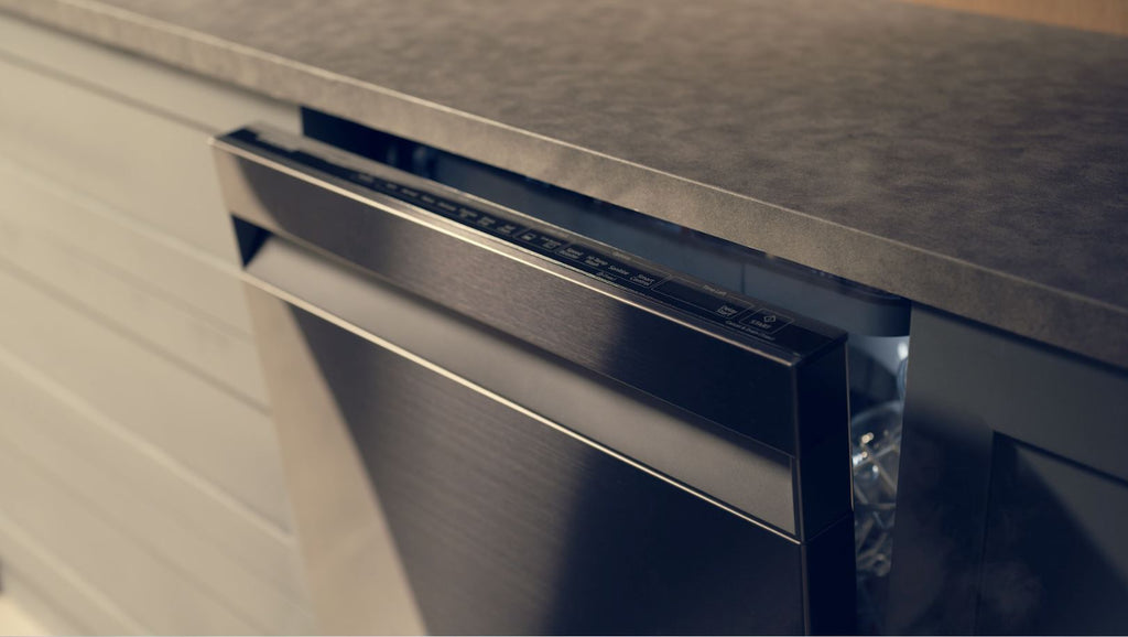 Pictures of Samsung AutoRelease Smart 39dBA Dishwasher with Linear Wash in Fingerprint Resistant Black Stainless Steel DW80R9950UG - Scratch and dent (minor) - Neu Appliance Outlet - Discount Appliance Outlet in Austin, Tx