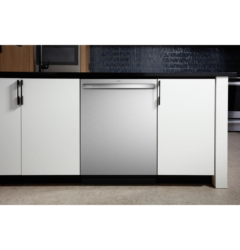 Pictures of GE Profile™ ENERGY STAR® Fingerprint Resistant Top Control Stainless Interior Dishwasher with Microban™ Antimicrobial Technology PDT715SYVFS - New in Box - Neu Appliance Outlet - Discount Appliance Outlet in Austin, Tx
