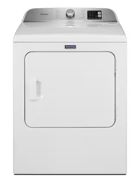 Pictures of Maytag 7.0 cu ft Electric Dryer with Moisture Sensing and Quick Dry Cycle MED6200KW - Scratch & Dent (Minor) - Neu Appliance Outlet - Discount Appliance Outlet in Austin, Tx