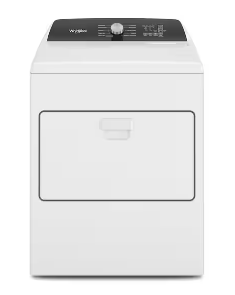 Whirlpool 7.0 cu. ft. Electric Dryer with Hamper Door 22442606 - WED5010LW - Scratch & Dent (Minor)