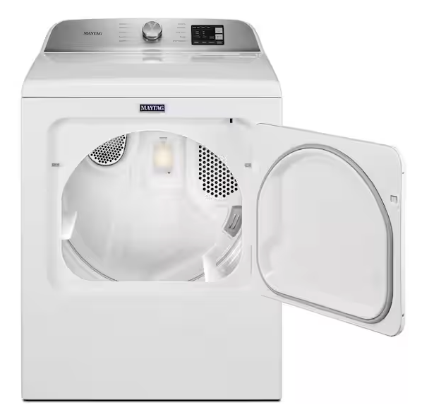 Pictures of Maytag 7.0 cu ft Electric Dryer with Moisture Sensing and Quick Dry Cycle MED6200KW - Scratch & Dent (Minor) - Neu Appliance Outlet - Discount Appliance Outlet in Austin, Tx