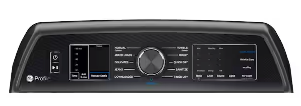 Pictures of GE Profile™ ENERGY STAR® 7.4 cu. ft. Capacity Smart Electric Dryer with Sanitize Cycle and Sensor Dry in Diamond Gray PTD70EBPTDG - Scratch and Dent (Moderate) - Neu Appliance Outlet - Discount Appliance Outlet in Austin, Tx