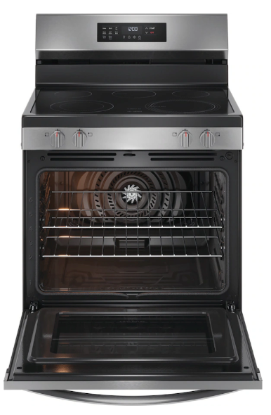 Frigidaire Electric Range with Five Cooktop Element, Air Fry and Self Cleaning 22142774 - FCRE3083AS - Open Box