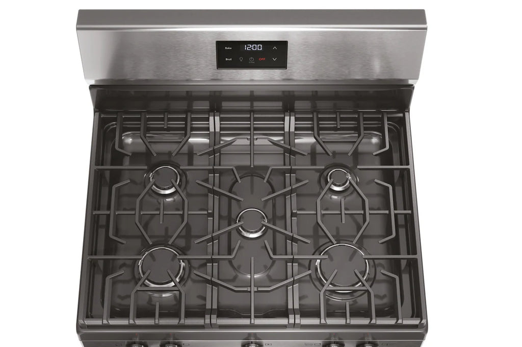 Pictures of Frigidaire Stainless Steel 30" 5 Burner Gas Range with Even Baking Technology - New in Box - Neu Appliance Outlet - Discount Appliance Outlet in Austin, Tx