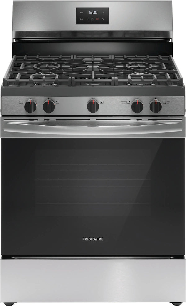 Pictures of Frigidaire Stainless Steel 30" 5 Burner Gas Range with Even Baking Technology - New in Box - Neu Appliance Outlet - Discount Appliance Outlet in Austin, Tx
