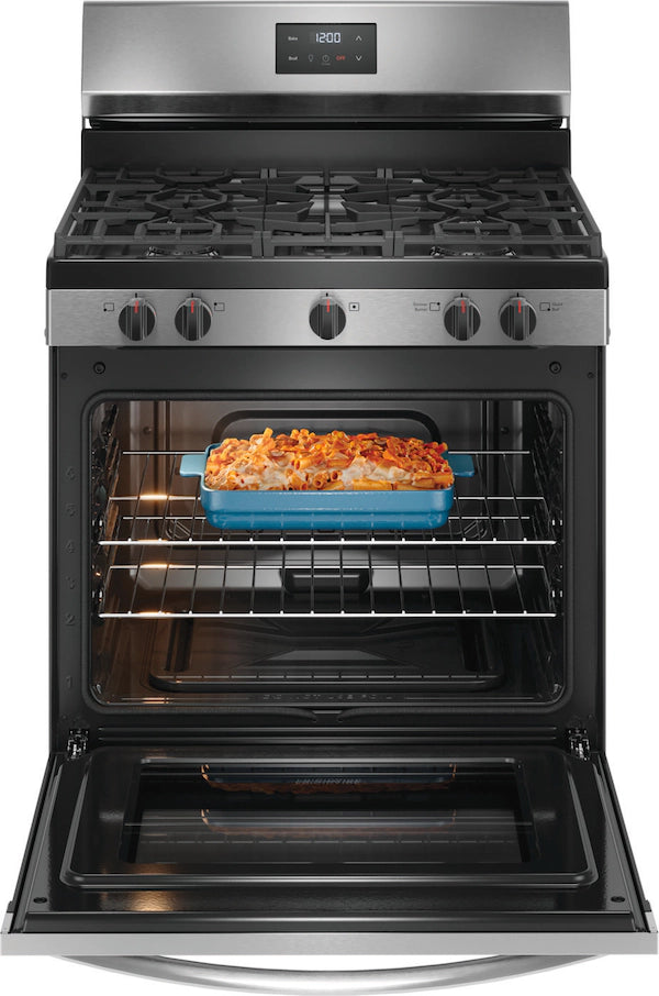 Pictures of Frigidaire Stainless Steel 30" 5 Burner Gas Range with Even Baking Technology - New in Box - Neu Appliance Outlet - Discount Appliance Outlet in Austin, Tx