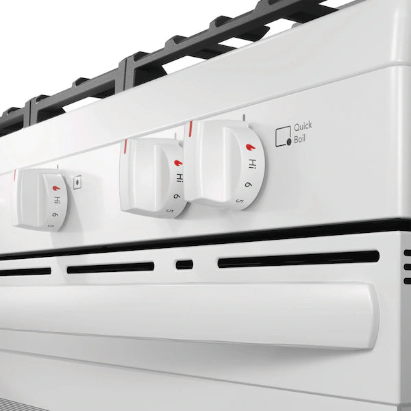 Frigidaire 5 Burner Gas Range with Even Baking Technology in White 20531SD470 - FCRG3052BW - Open Box