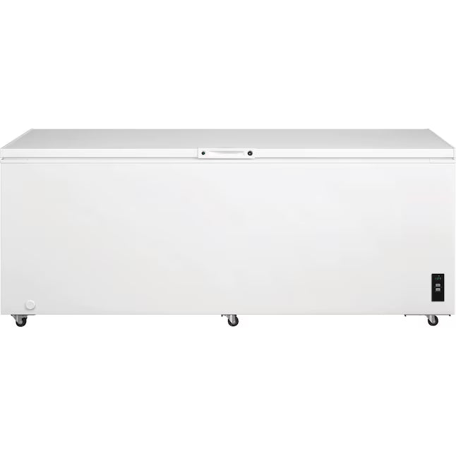 Frigidaire 25 Cu. Ft. Garage Ready Chest Freezer with LED Light and Adjustable Temperature Control 20331SD291 - FFCL2542AW - Scratch & Dent (Major)