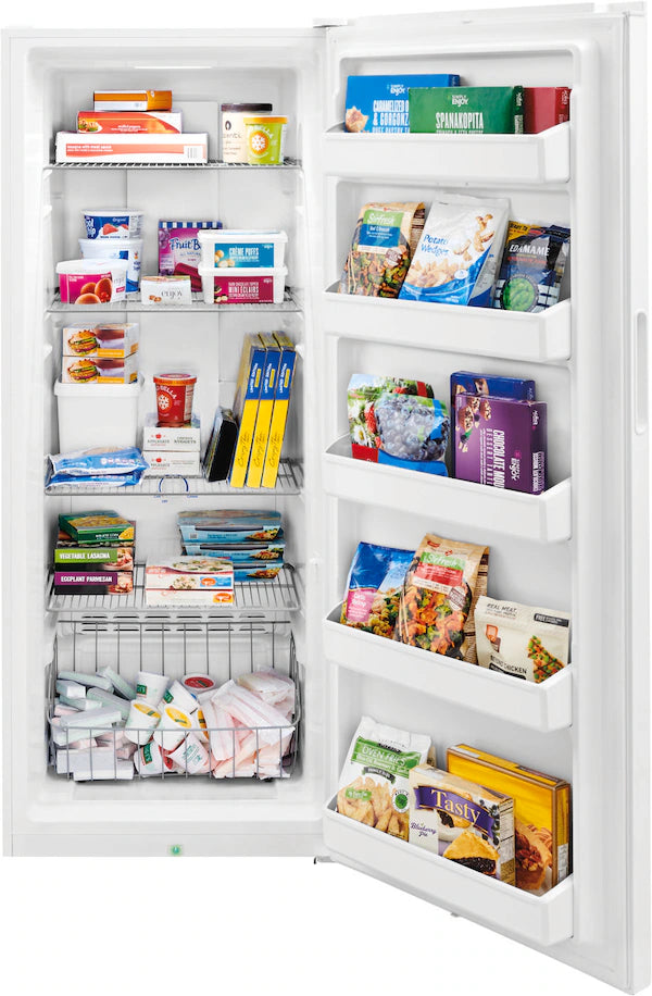 Pictures of Frigidaire 16 Cu. Ft. Garage Ready Upright Freezer FFFU16F2VW - New in Box - Neu Appliance Outlet - Discount Appliance Outlet in Austin, Tx