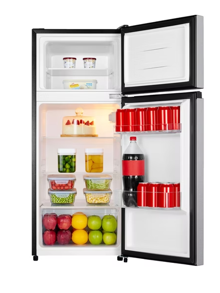 Pictures of Hisense 4.4 Cu. Ft. Double Door Compact Refrigerator HRT044AVE - Open Box - Neu Appliance Outlet - Discount Appliance Outlet in Austin, Tx