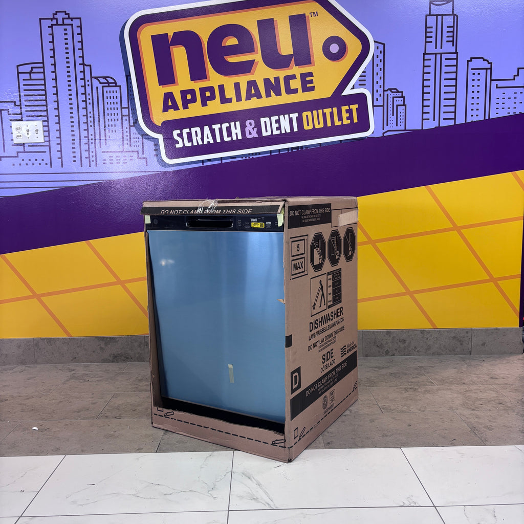 Pictures of GE Stainless Steel Built-In 24 Inch Tall Tub Dishwasher with Front Controls and Steam Sanitize GDF535PSRSS - New in Box - Neu Appliance Outlet - Discount Appliance Outlet in Austin, Tx