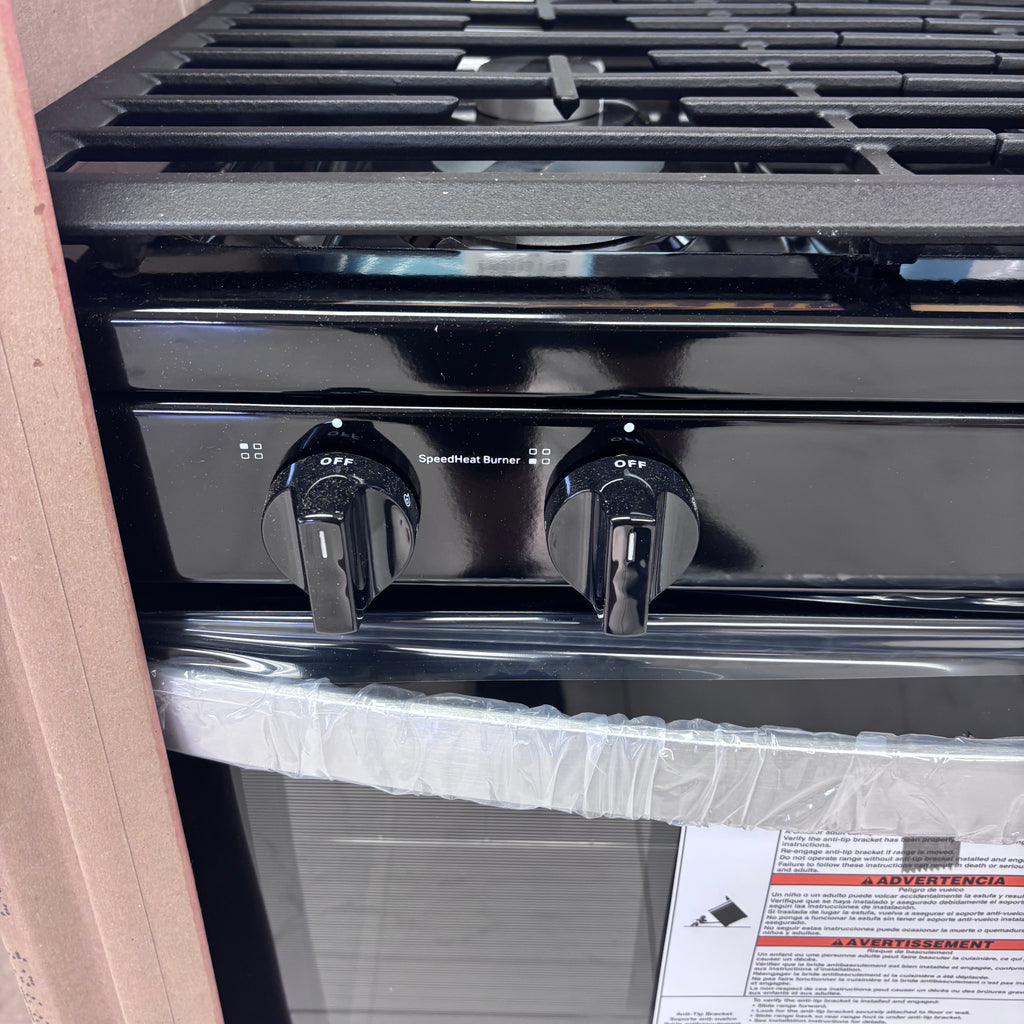Pictures of Whirlpool Stainless 5.1 Cu. Ft. Freestanding Gas Range with Broiler Drawer and Two Speed Heat Burners WFG320M0MS - New In Box - Neu Appliance Outlet - Discount Appliance Outlet in Austin, Tx
