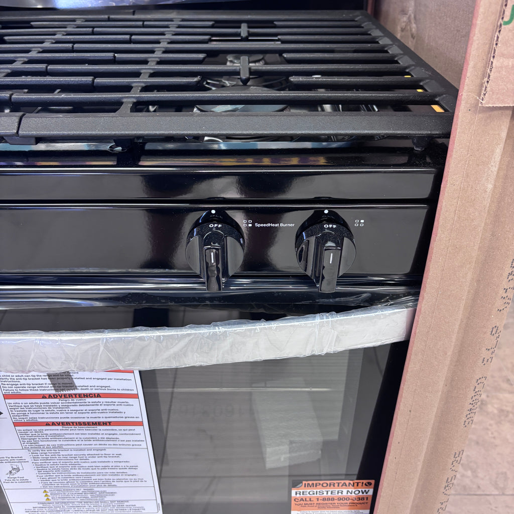 Pictures of Whirlpool Stainless 5.1 Cu. Ft. Freestanding Gas Range with Broiler Drawer and Two Speed Heat Burners WFG320M0MS - New In Box - Neu Appliance Outlet - Discount Appliance Outlet in Austin, Tx