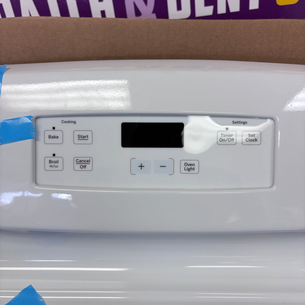 Pictures of GE® ENERGY STAR® 30" 4-Burner Free-Standing Electric Range in White JBS360DMWW - New in Box - Neu Appliance Outlet - Discount Appliance Outlet in Austin, Tx