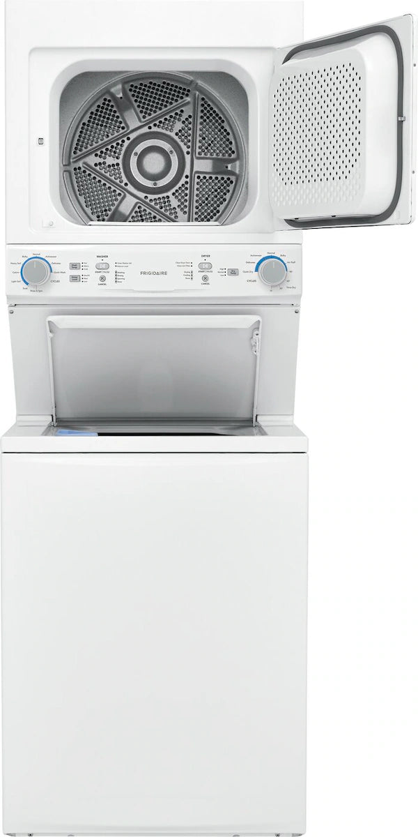 Frigidaire Electric Washer/Dryer Laundry Center - 3.9 Cu. Ft Washer and 5.5 Cu. Ft. Dryer 22442629 - FLCE7522AW - Scratch & Dent (Moderate)