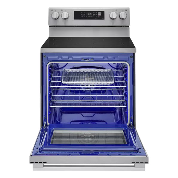 LG 6.3 cu. ft. Smart Wi-Fi Enabled ProBake Convection® Electric Range with Air Fry & EasyClean® LREN6323YE - Open Box