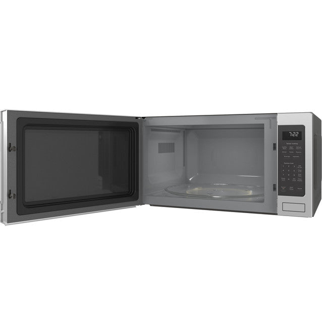 Pictures of GE Profile™ 2.2 Cu. Ft. Countertop Sensor Microwave Oven in Stainless Steel PES7227SLSS - Open Box - Neu Appliance Outlet - Discount Appliance Outlet in Austin, Tx