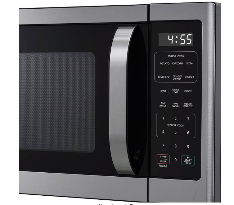 Pictures of Vissani 1.6 cu. ft. Countertop with Sensor Cook Microwave in Stainless Steel VSCMWE16S2SW-11 - Scratch & Dent (Minor) - Neu Appliance Outlet - Discount Appliance Outlet in Austin, Tx