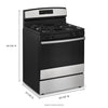 Pictures of Amana 30-inch Gas Range with Self-Clean Option AGR6603SMS - Scratch & Dent (Minor) - Neu Appliance Outlet - Discount Appliance Outlet in Austin, Tx