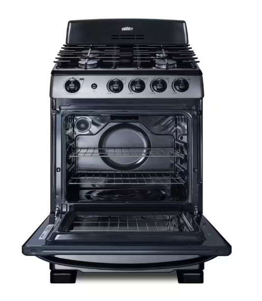 Pictures of Summit 24 in. 2.9 cu. ft. Gas Range in Stainless Steel PRO247SS - Open Box - Neu Appliance Outlet - Discount Appliance Outlet in Austin, Tx