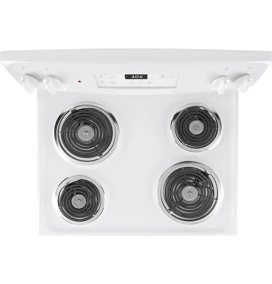 Pictures of GE® ENERGY STAR® 30" 4-Burner Free-Standing Electric Range in White JBS360DMWW - New in Box - Neu Appliance Outlet - Discount Appliance Outlet in Austin, Tx