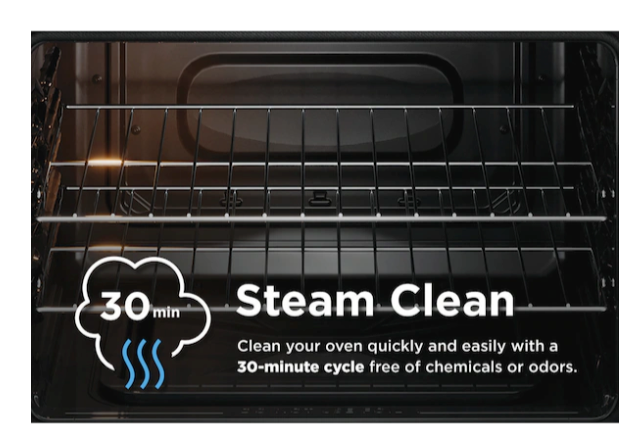 Pictures of Frigidaire 30 in 5 Burner Freestanding Gas Range in Stainless Steel with Quick Boil and Steam Clean FCRG3062AS - New in Box - Neu Appliance Outlet - Discount Appliance Outlet in Austin, Tx