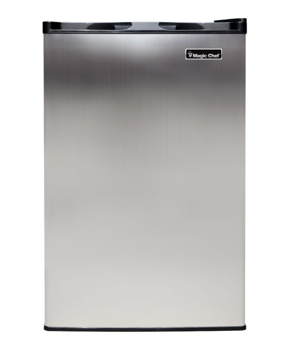 Pictures of Magic Chef 3.0 cu. ft. Manual Defrost Upright Freezer in Stainless Steel MCUF3STE - Cosmetic Condition - Scratch & Dent - Minor - Neu Appliance Outlet - Discount Appliance Outlet in Austin, Tx
