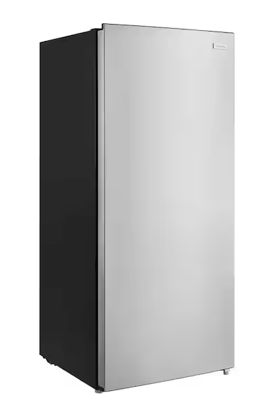 Vissani 7.1 cu. ft. Manual Defrost Convertible Upright Freezer in Stainless Steel Look MDUFC7SS4 - Scratch & Dent (Minor)