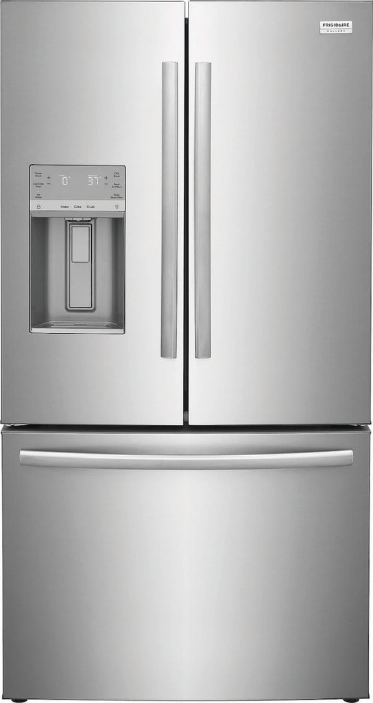 Pictures of Frigidaire 27.8-cu ft ENERGY STAR French Door Refrigerator with Dual Ice Maker in Fingerprint Resistant Stainless Steel - 3SD745 - GRFS2853AF - Scratch & Dent (Minor) - Neu Appliance Outlet - Discount Appliance Outlet in Austin, Tx
